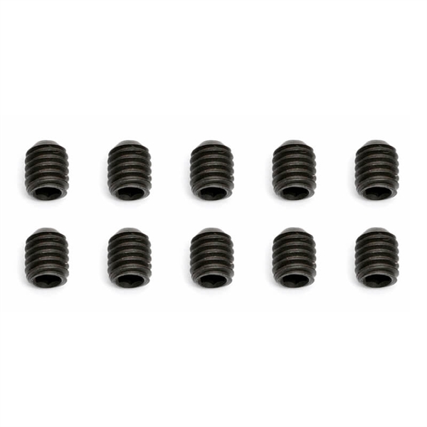 TEAM ASSOCIATED M4 X 5 SET SCREWS (10)